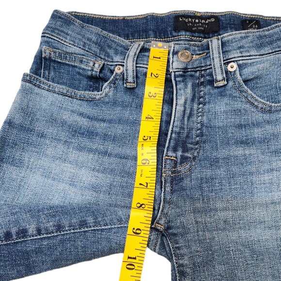 Lucky Brand Skinny Blue AVA Mid Rise Ankle Jeans 2/26A - Picture 6 of 9